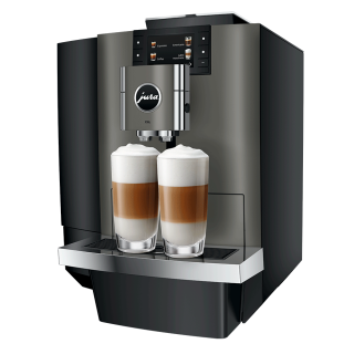 Jura X10c (EA) Dark Inox Espressomaskine Inkl. Startpakke, 2,5L Cooler, Pleje & 6kg Kaffe